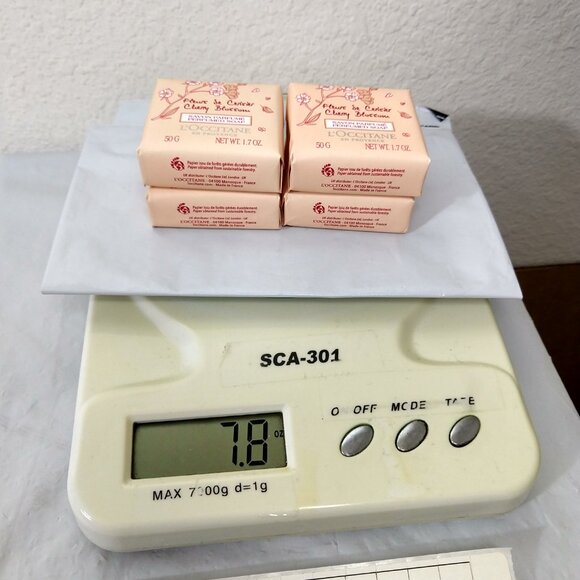 L 'occitane Cherry Blossom Perfumed Soap 50G X 4 NEW - Picture 5 of 5